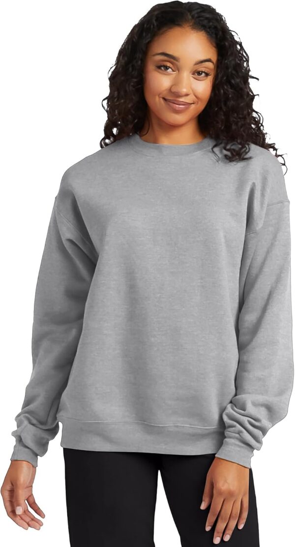 Men Fleece Crewneck Pullover Sweatshirt Soft Classic Fit