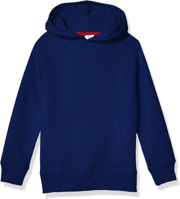 Boys Toddler Brushed Fleece Pullover Hoodie Lined Hood