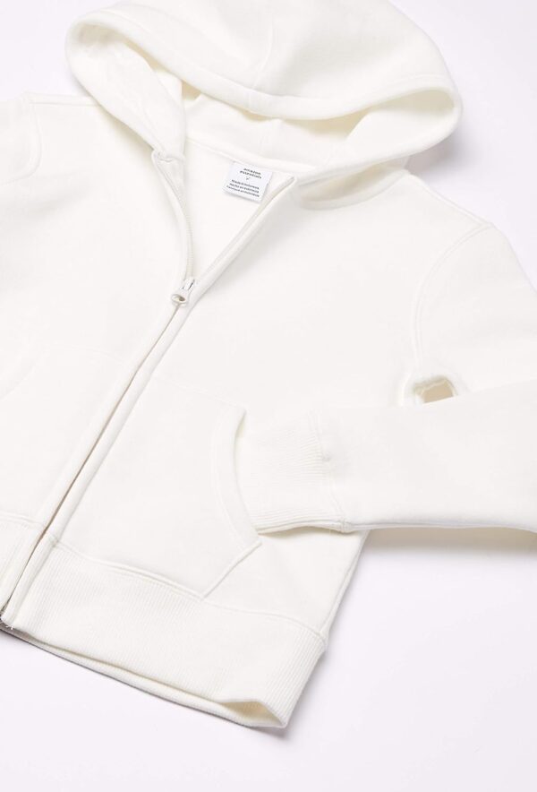 Girls Toddler Fleece Full Zip Hoodie Lined Hood