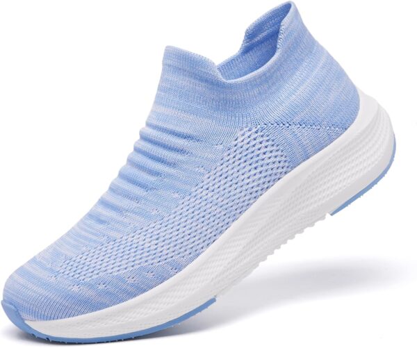 Women's Breathable Slip-On Knit Walking Shoes