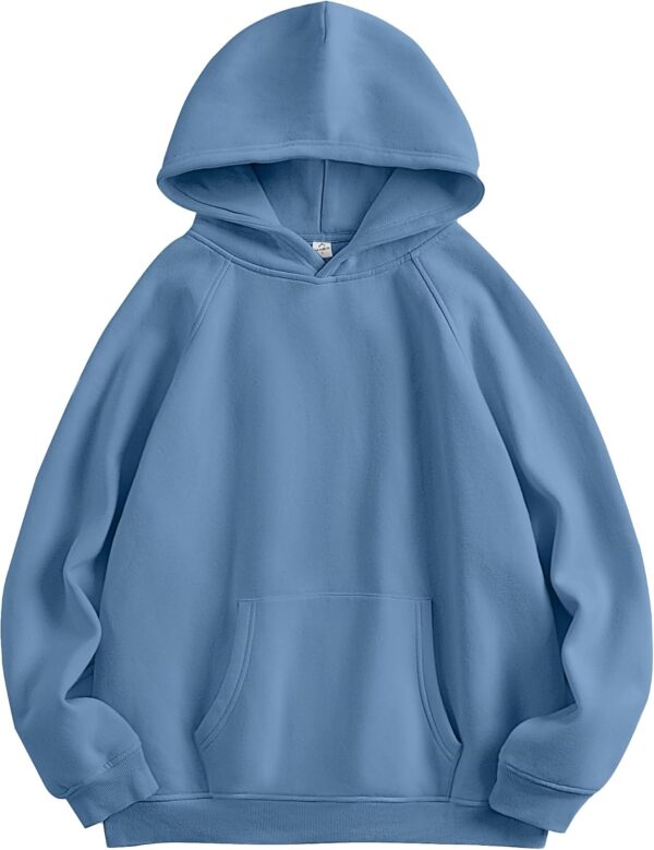 Women Oversized Long Sleeve Fleece Pullover Crewneck Top