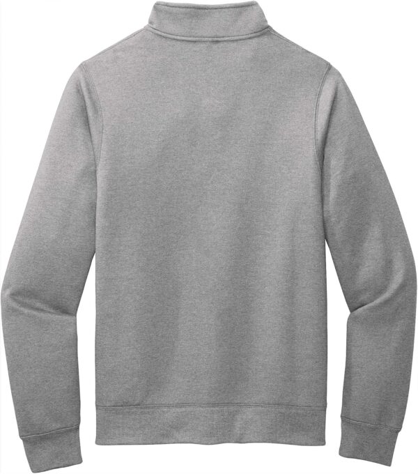 Men Fleece Cadet Collar Full Zip Sweatshirt