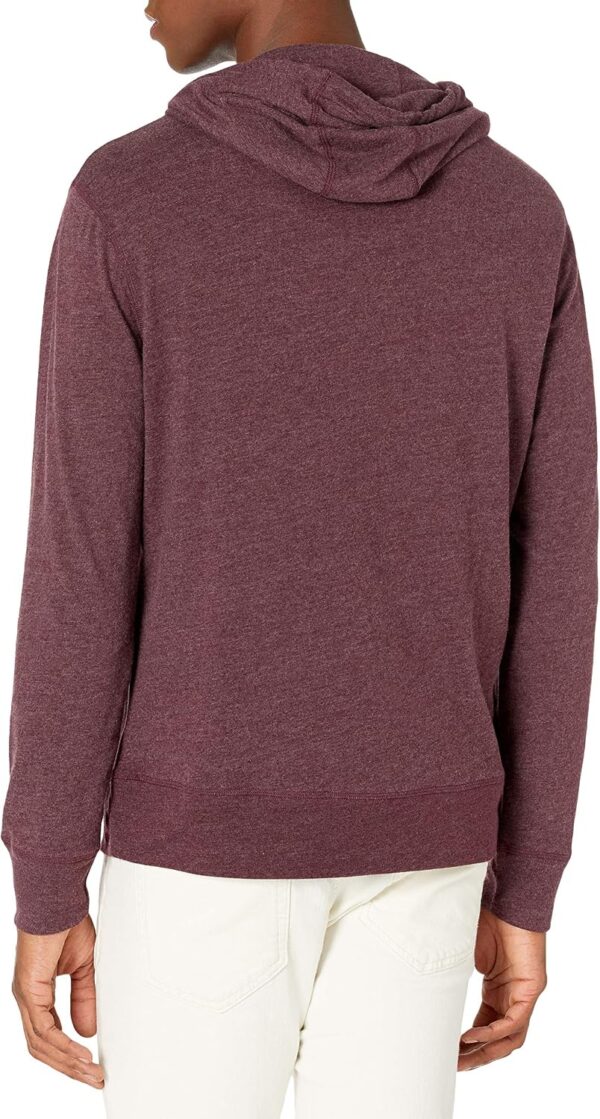 Men Lightweight Jersey Pullover Hoodie Soft Regular Fit